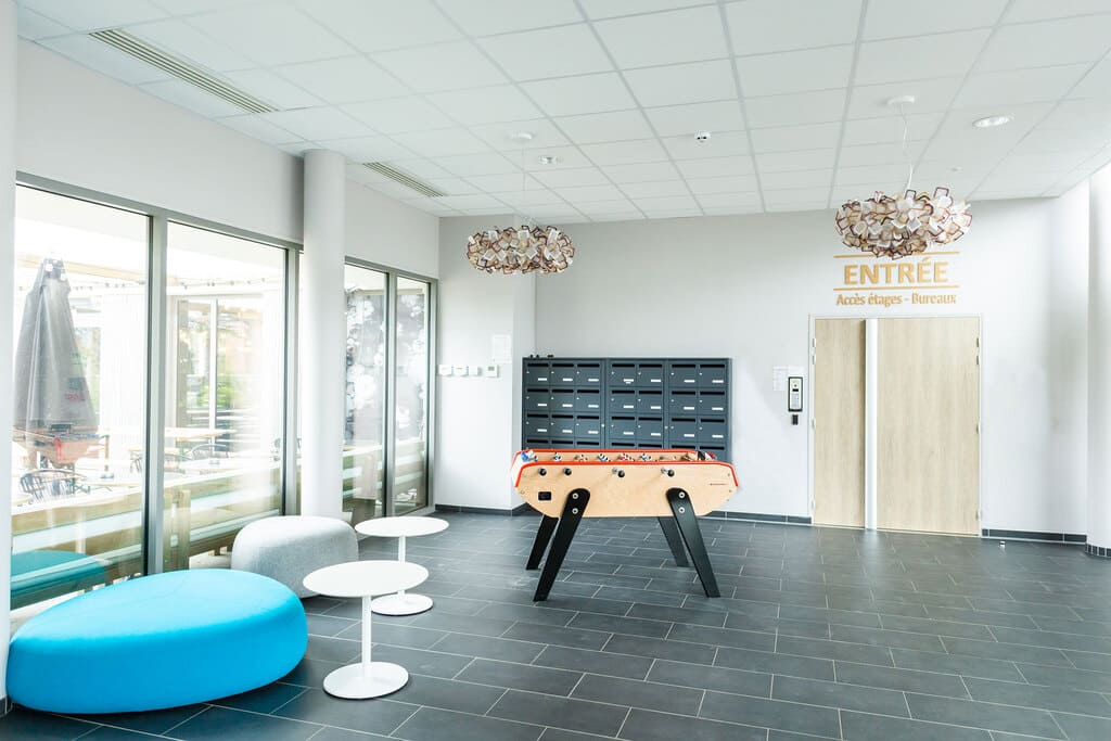 Photo de l'espace détente de la pépinière d'entreprises Digital Square